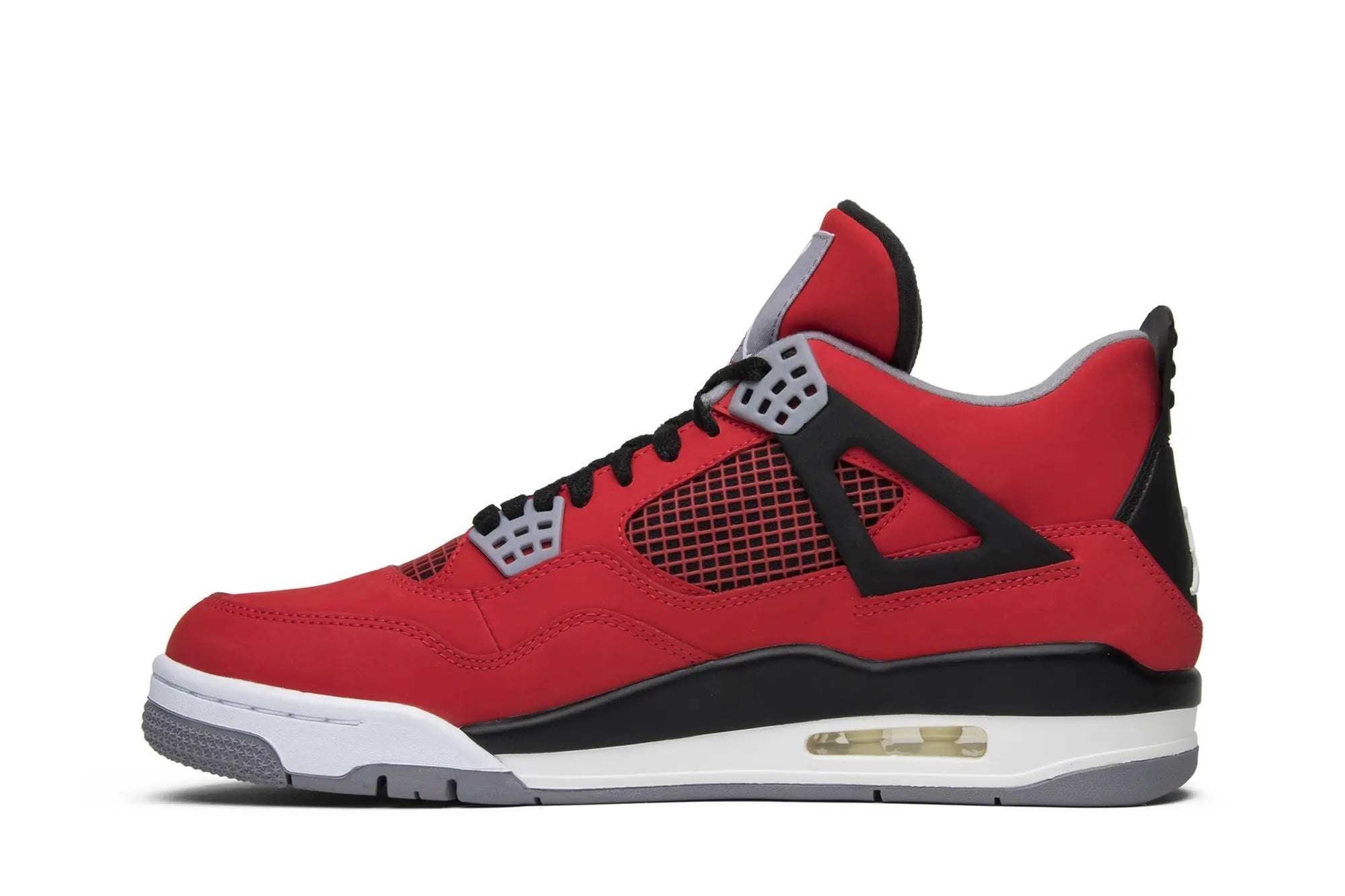 Jordan 4 Retro 'Toro Bravo' 2013 Fire Red Nubuck Sneaker