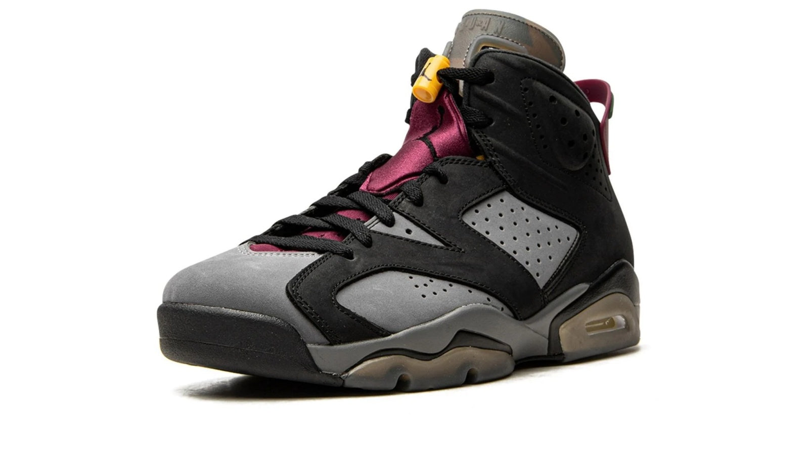 Air Jordan 6 Retro "Bordeaux" - Grey Nubuck Limited Edition Sneaker