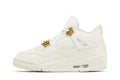Women's Air Jordan 4 Retro 'Metallic Gold' - Sail/Metallic Gold/Black