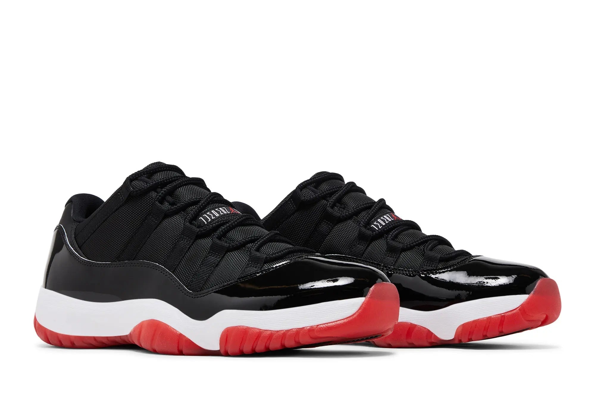 Air Jordan 11 Retro Low 'Bred' 2025 - Classic Black Red Sneaker