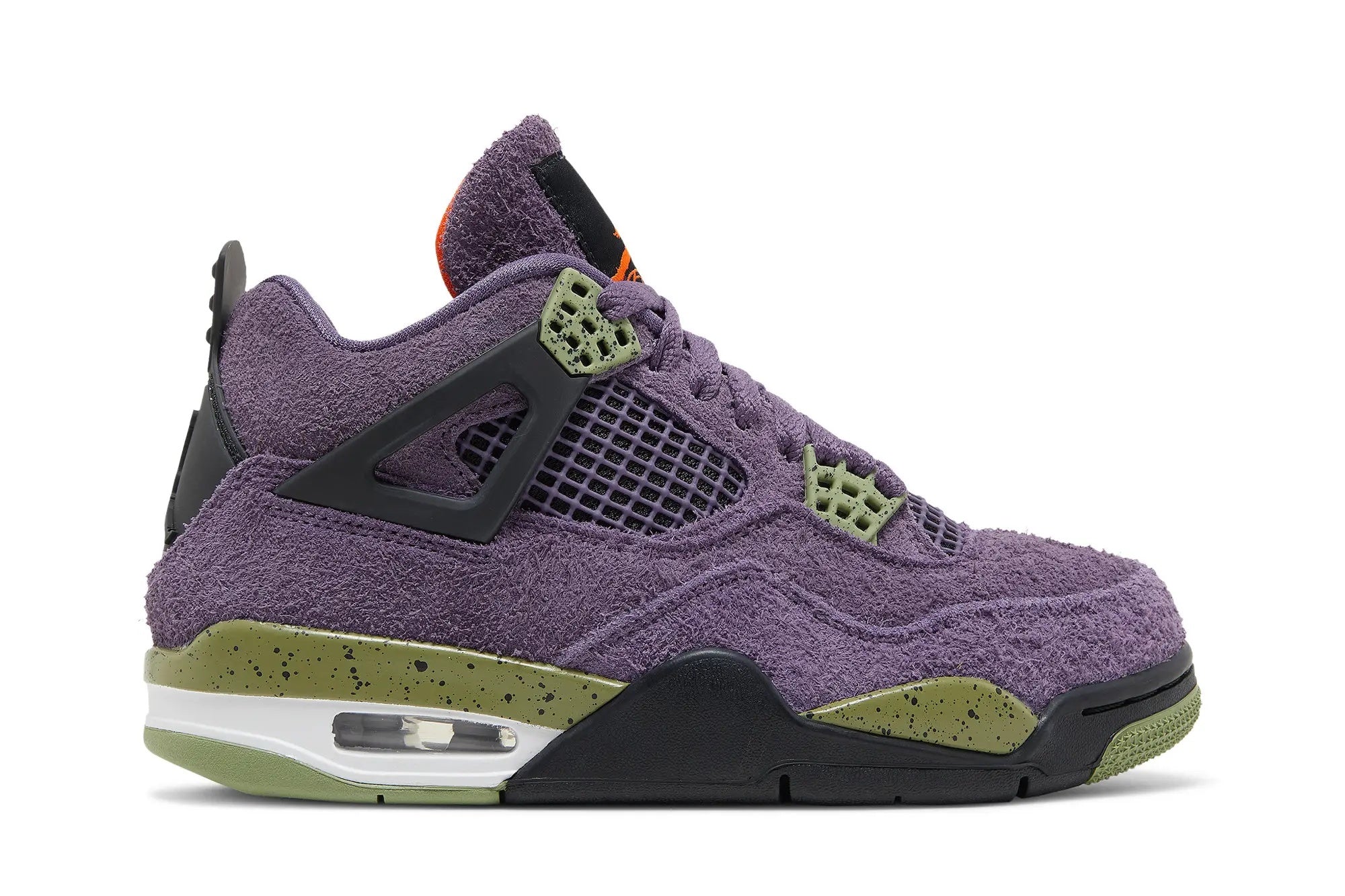 Women's Air Jordan 4 Retro 'Canyon Purple' - Shaggy Suede Retro Sneaker