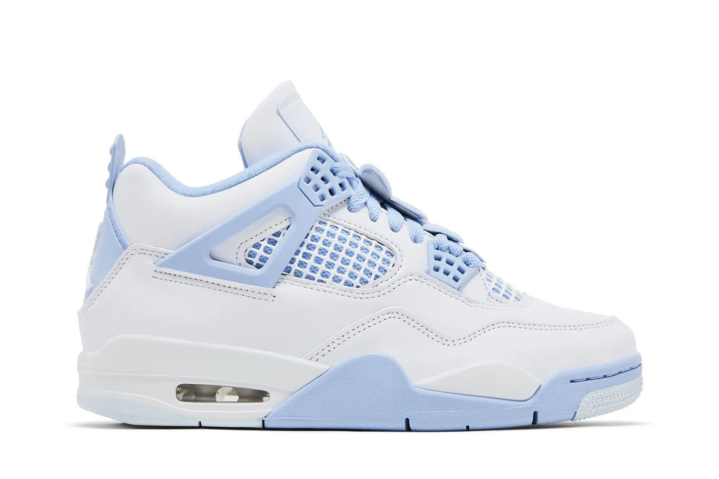Women's Jordan 4 Retro 'Forget Me Not' - White Aluminum Blue Tint