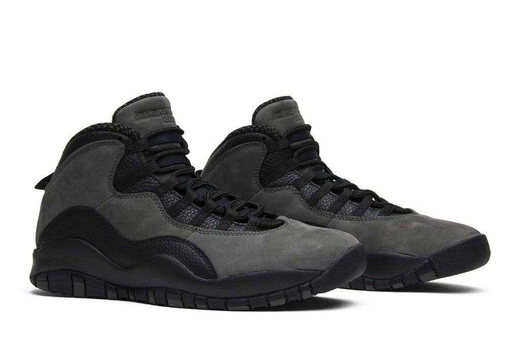 Jordan 10 Retro Shadow 2018 - Iconic Black Nubuck & Tumbled Leather Sneaker