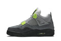 Jordan 4 Retro SE 'Neon 95' - Cool Grey & Volt Suede Sneaker