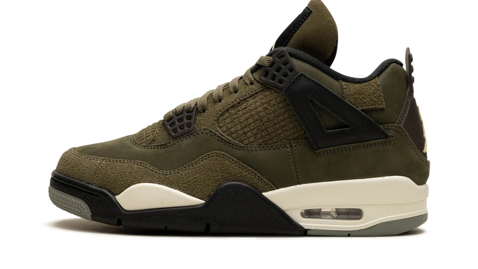 Air Jordan 4 Craft Medium Olive | Premium Nubuck & Suede Retro