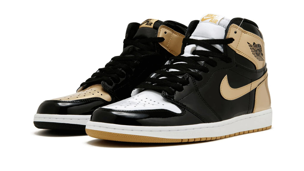 Air Jordan 1 Retro High OG NRG "Gold Top 3" - Limited Edition Patent Leather Sneaker