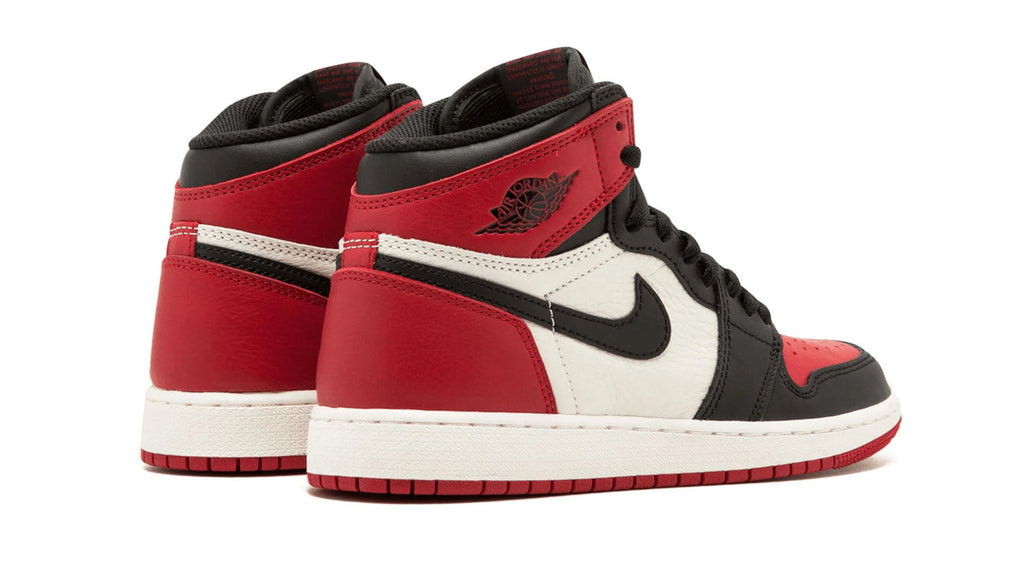 Jordan 1 Retro High Bred Toe - Iconic Black Toe & Bred Fusion