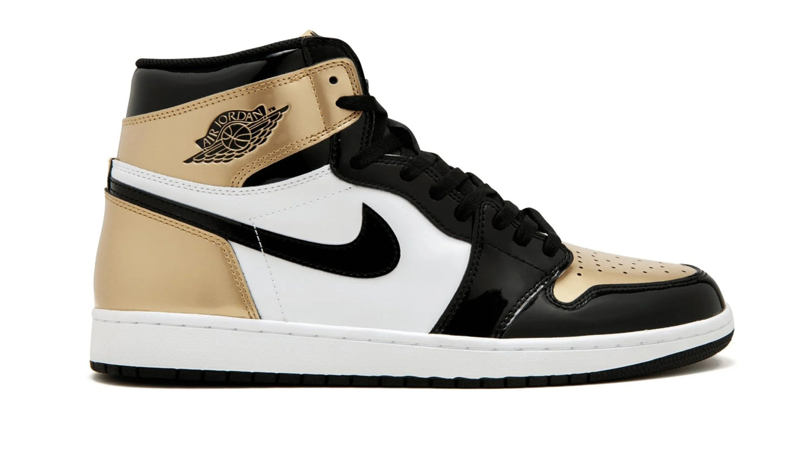 Air Jordan 1 Retro High OG NRG "Gold Top 3" - Limited Edition Patent Leather Sneaker
