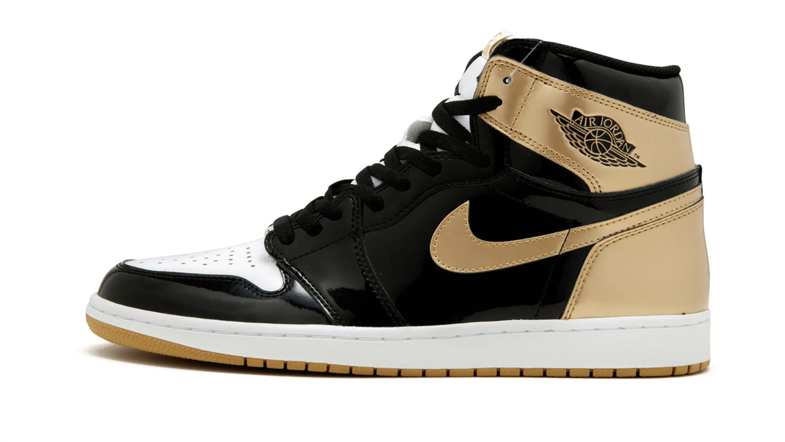 Air Jordan 1 Retro High OG NRG "Gold Top 3" - Limited Edition Patent Leather Sneaker