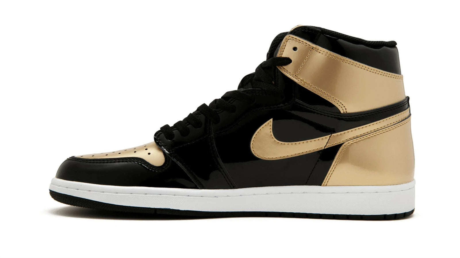 Air Jordan 1 Retro High OG NRG "Gold Top 3" - Limited Edition Patent Leather Sneaker