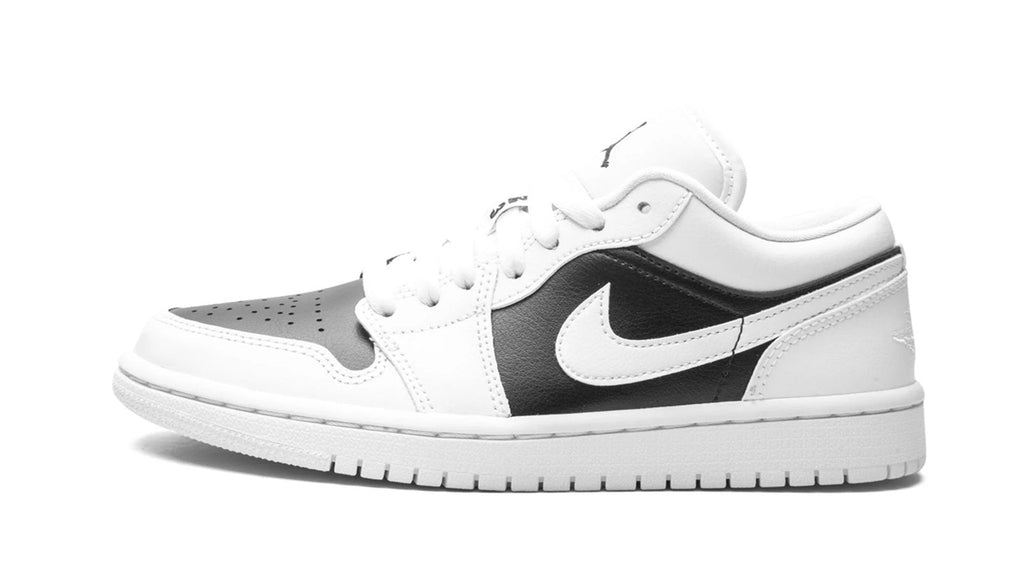Women's Air Jordan 1 Low Panda - Classic Black & White Leather Sneaker