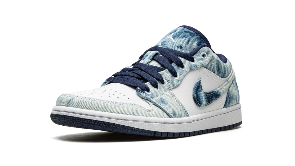 Air Jordan 1 Low SE Washed Denim | Acid-Wash Denim & Leather Sneaker