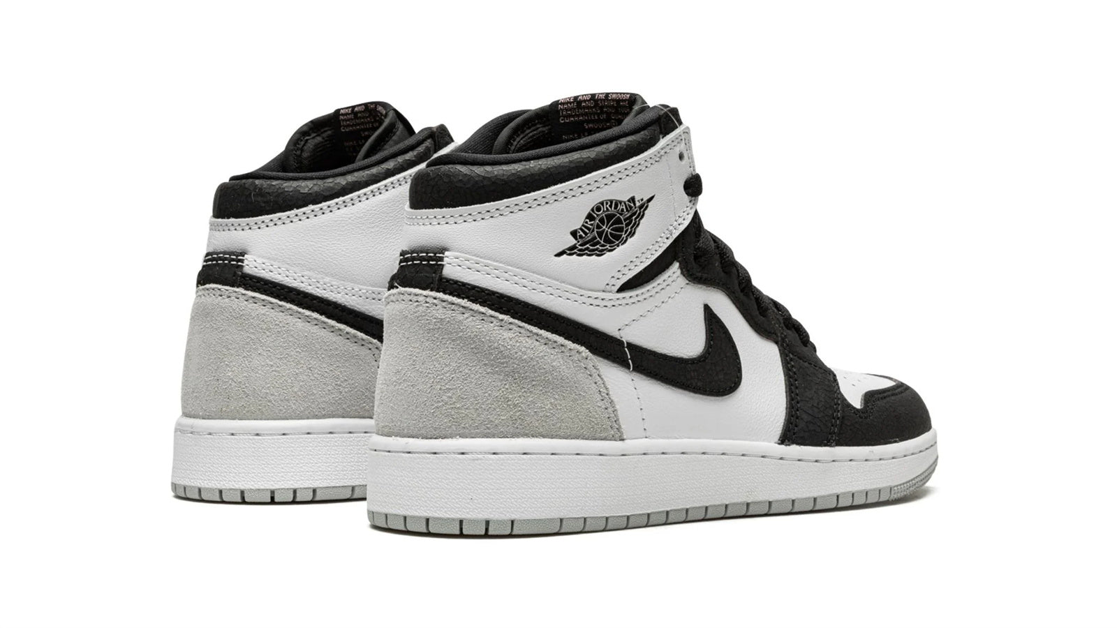 Air Jordan 1 Retro High OG Stage Haze - Iconic White & Black Leather Sneaker