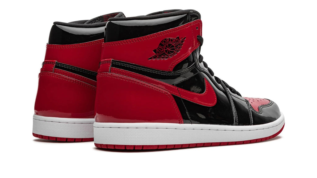 Air Jordan 1 Retro High OG Patent Bred - Iconic Red & Black Leather Sneaker