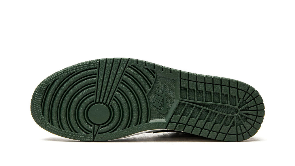 Air Jordan 1 Low Green Toe - Classic Color Block Basketball Sneaker