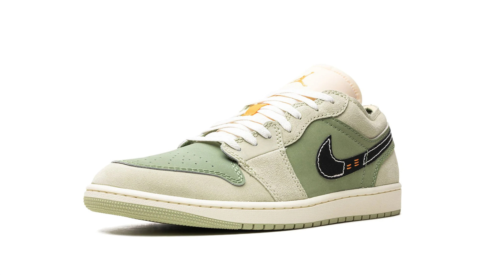 Air Jordan 1 Low SE Craft Light Olive - Artisan-Inspired Sneaker with Premium Materials
