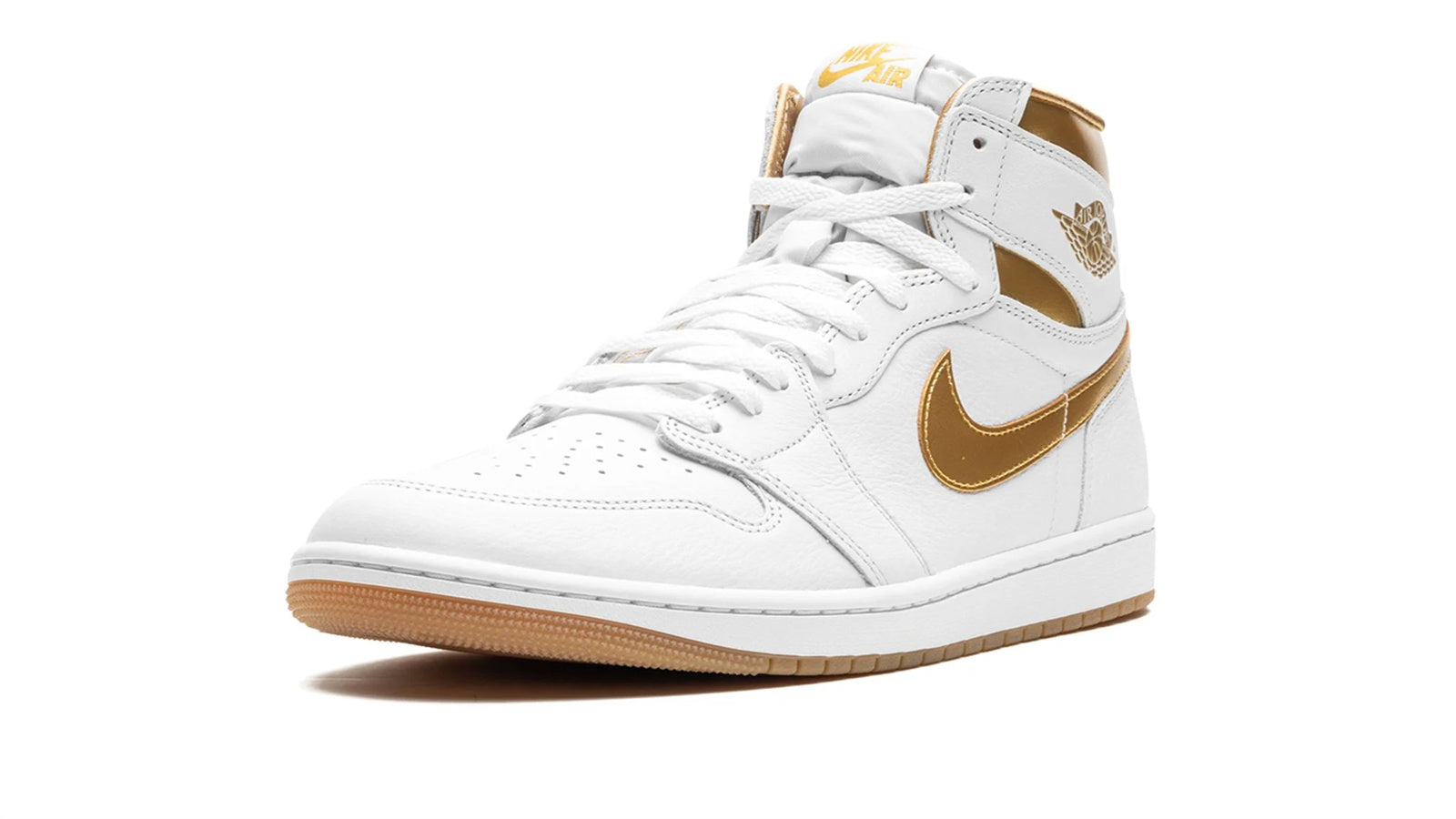 Women's Air Jordan 1 Retro High OG Metallic Gold - Classic Colorway