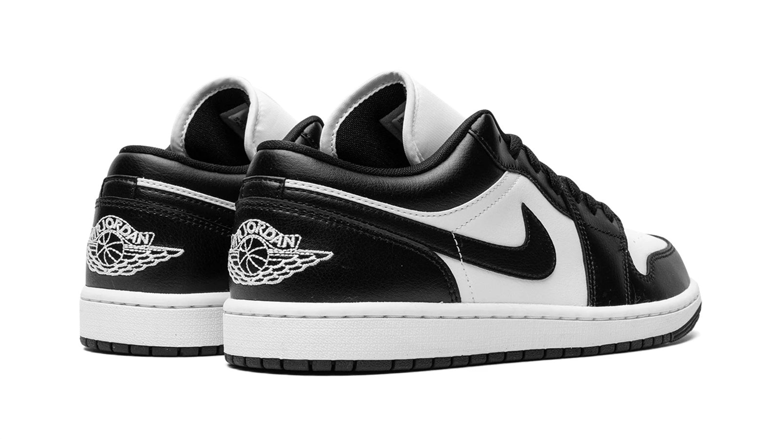 Women's Air Jordan 1 Low Panda | Black & White Leather Sneaker