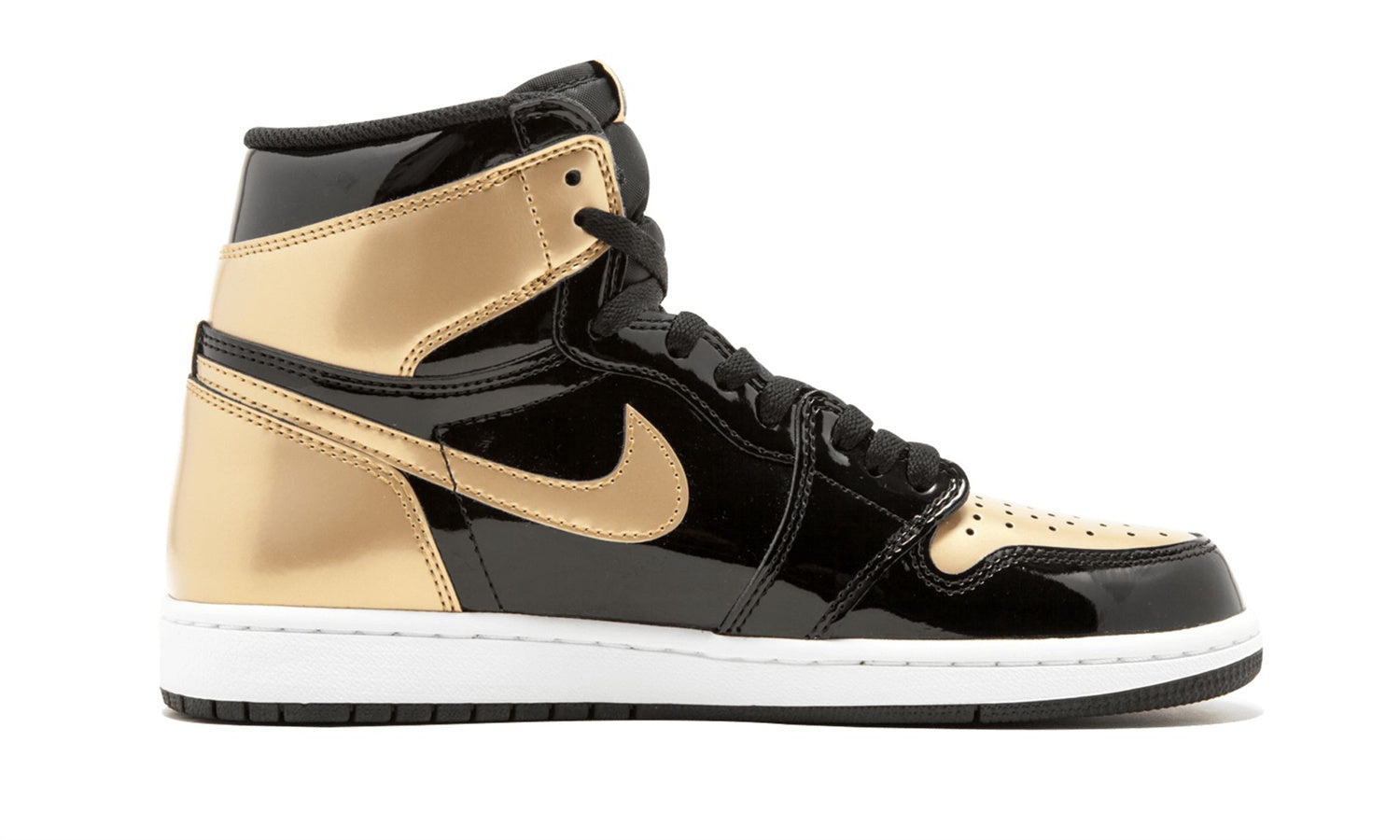 Air Jordan 1 Retro High OG NRG Gold Toe - Iconic NBA All-Star Colorway