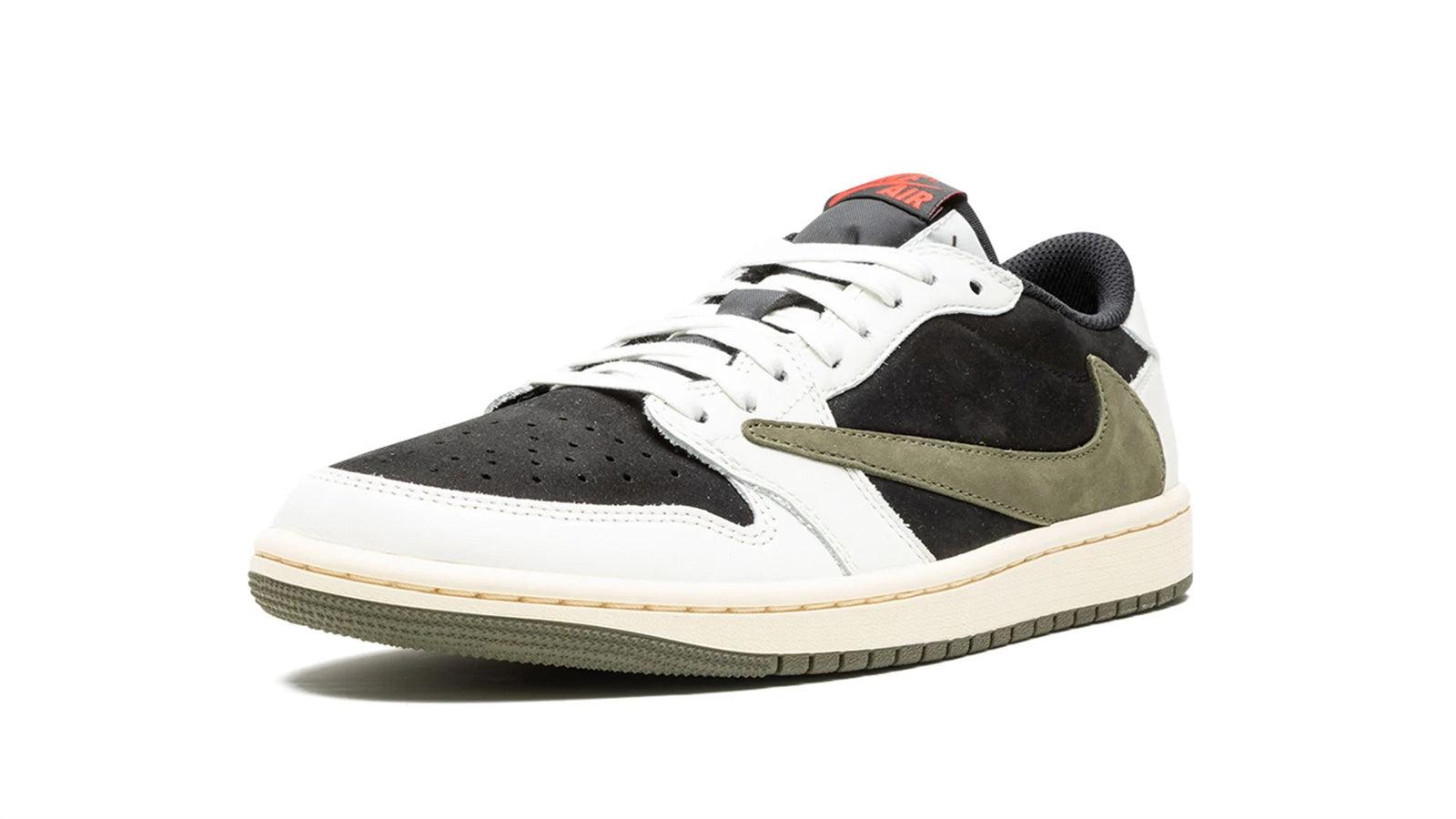 Women's Air Jordan 1 Low OG Travis Scott Olive - Exclusive Collaboration