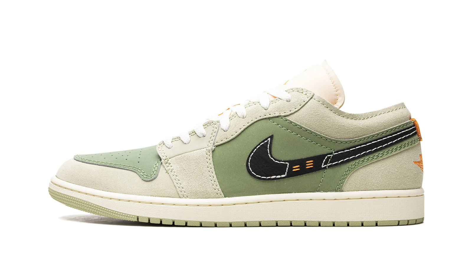 Air Jordan 1 Low SE Craft Light Olive - Artisan-Inspired Sneaker with Premium Materials