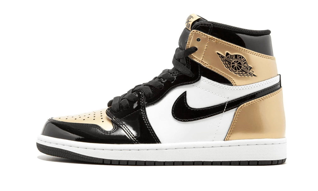Air Jordan 1 Retro High OG NRG Gold Toe - Iconic NBA All-Star Colorway