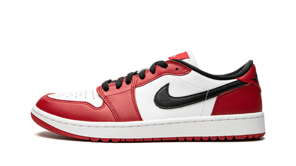 Air Jordan 1 Low Golf Chicago - Iconic Red & White Golf Shoe