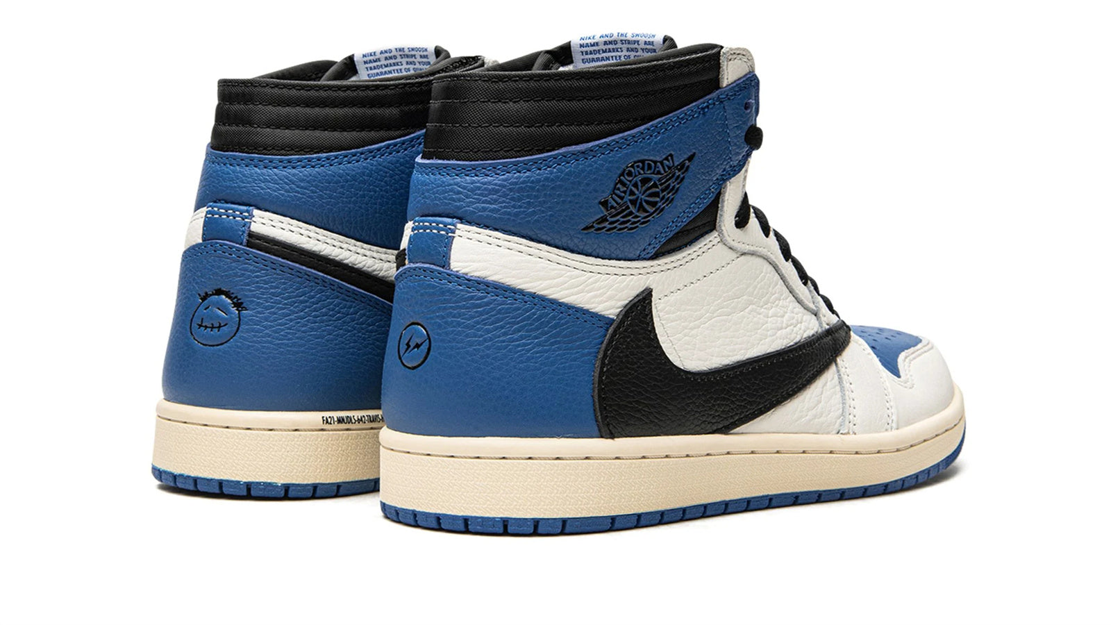 Travis Scott x Fragment Design Air Jordan 1 High OG SP - Military Blue Collaboration
