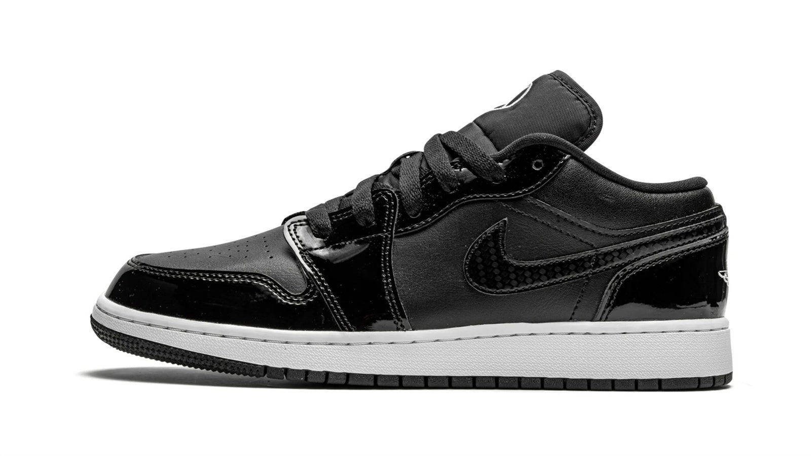 Air Jordan 1 Low SE GS "All-Star 2021" - Kids' Black & White Sneaker