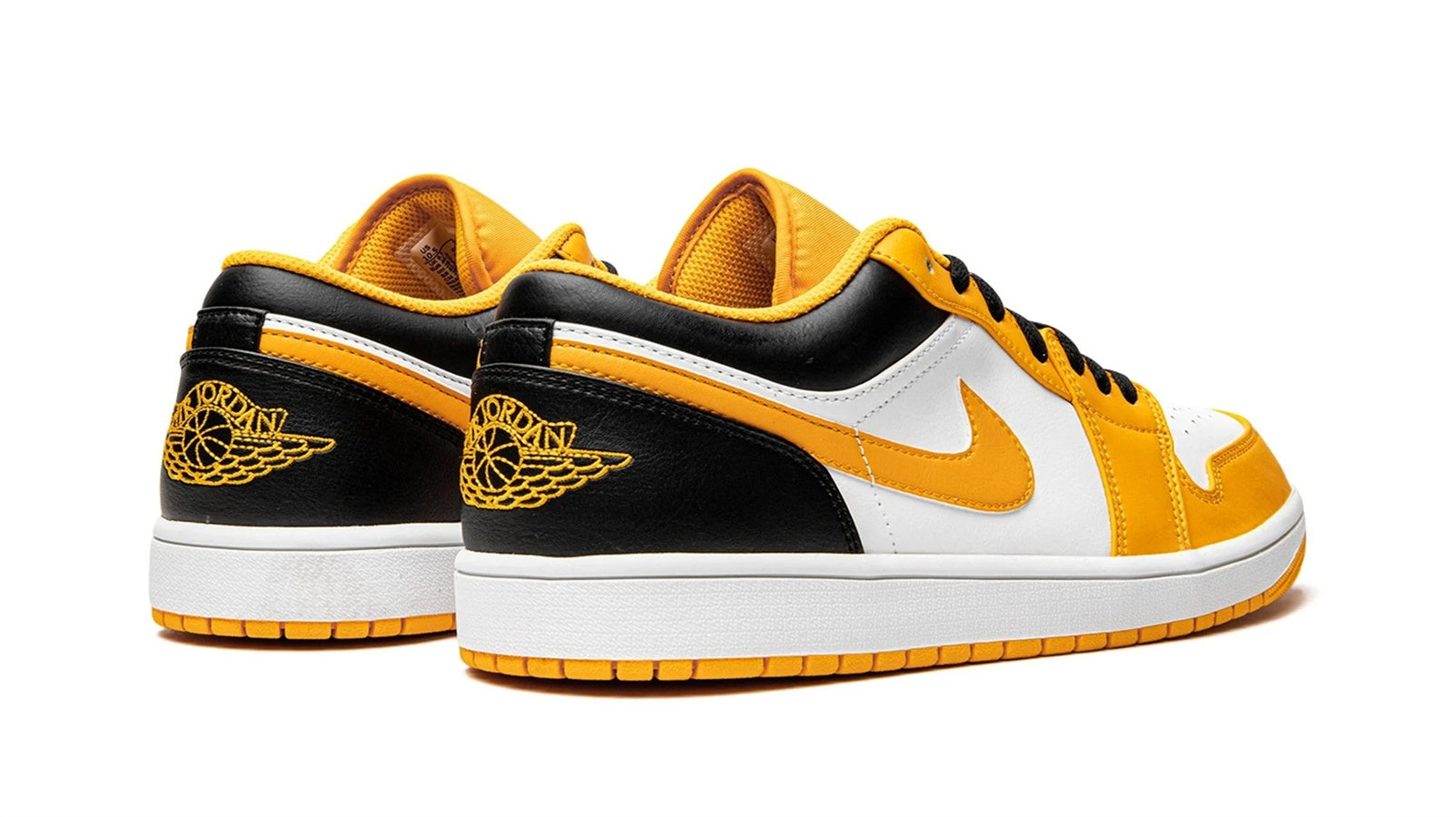Air Jordan 1 Low "Taxi" - Black & Yellow Low-Top Sneaker