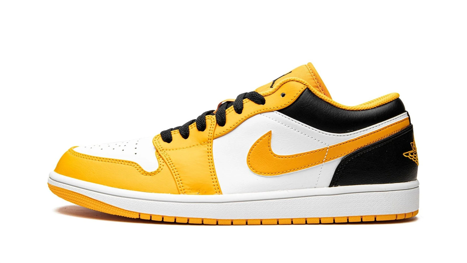 Air Jordan 1 Low "Taxi" - Black & Yellow Low-Top Sneaker