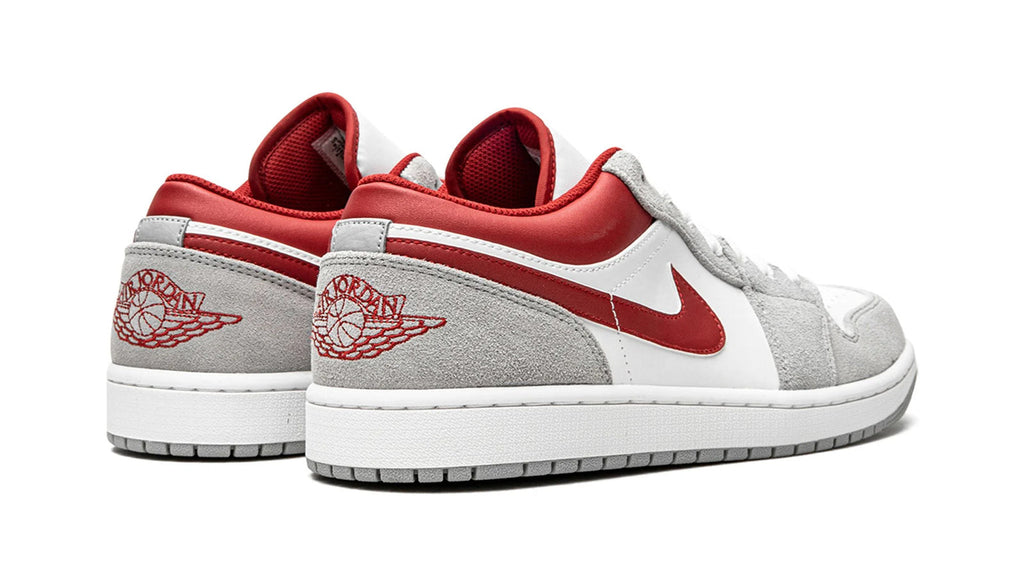 Air Jordan 1 Low SE White Grey Red - Classic Colorway Sneaker