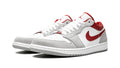 Air Jordan 1 Low SE White Grey Red - Classic Colorway Sneaker