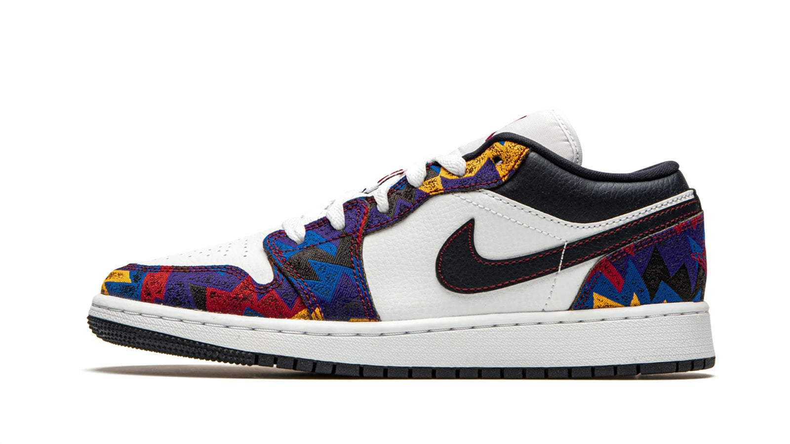 Air Jordan 1 Low SE "Nothing But Net" - Iconic Multicolor Basketball Sneaker