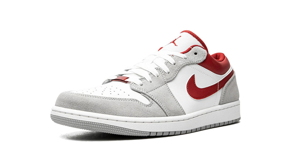 Air Jordan 1 Low SE White Grey Red - Classic Colorway Sneaker