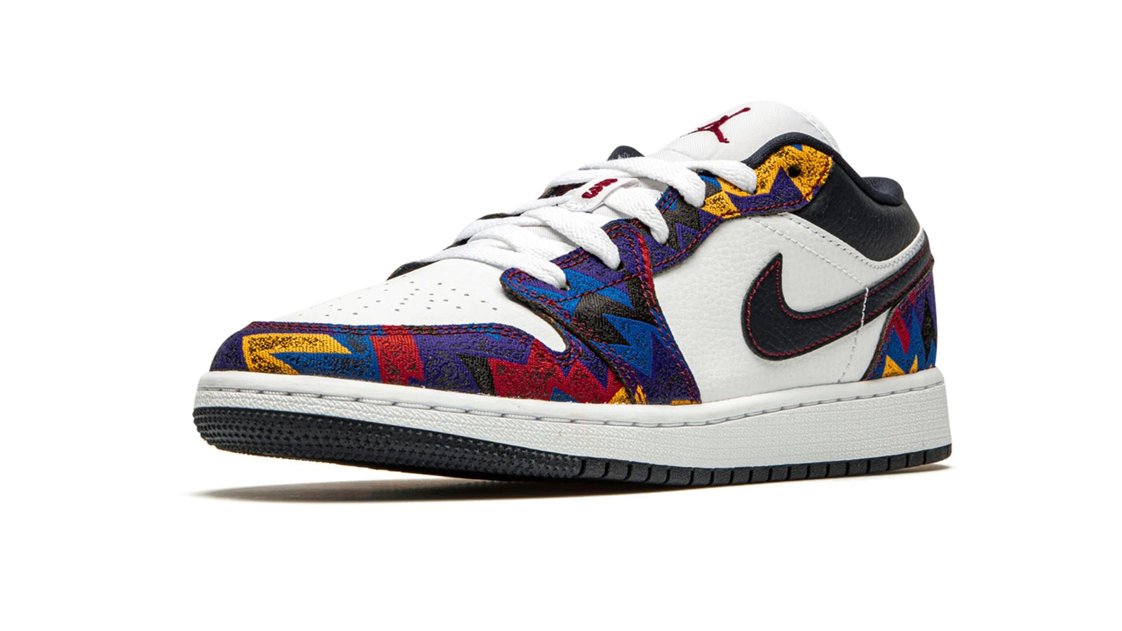 Air Jordan 1 Low SE "Nothing But Net" - Iconic Multicolor Basketball Sneaker