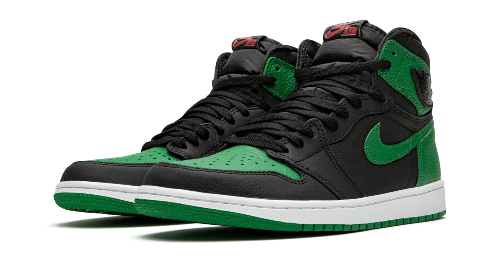 Air Jordan 1 Retro High Pine Green 2.0 - Premium Leather Celtics Colorway