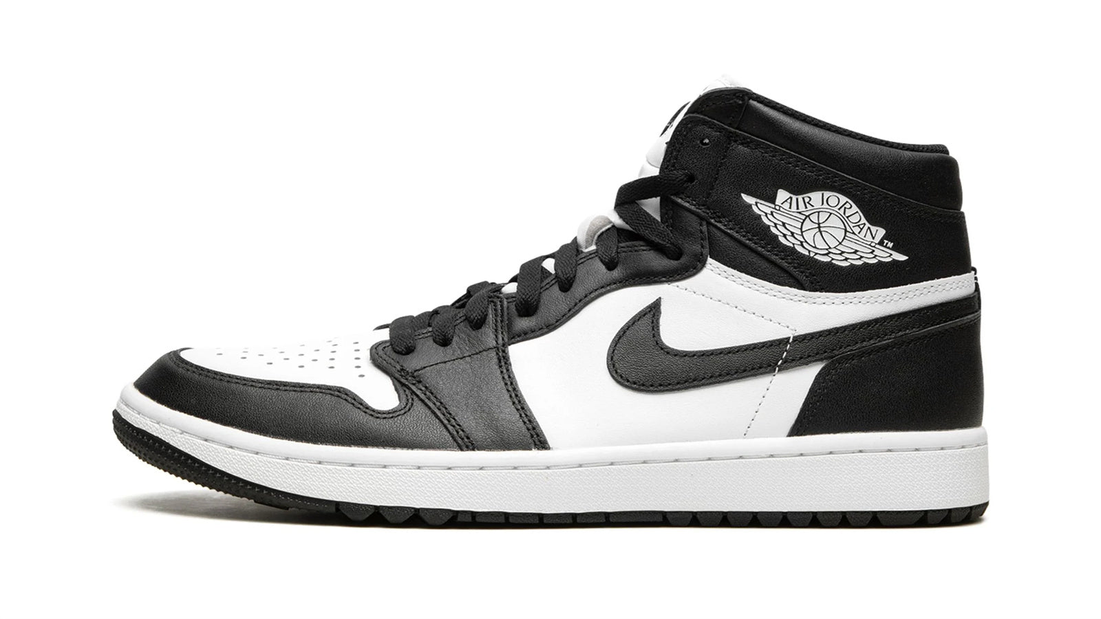 Air Jordan 1 High FlyEase Panda Black White Leather Sneakers