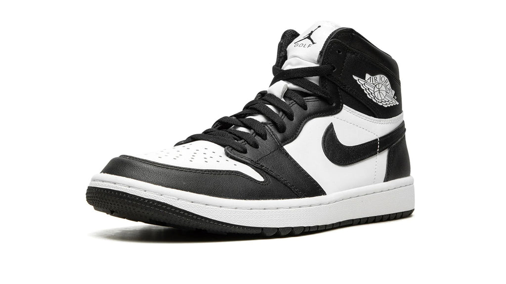 Air Jordan 1 High FlyEase Panda Black White Leather Sneakers