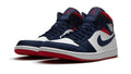 Air Jordan 1 Mid SE Olympic USA - Red, White & Blue Patriotic Sneaker