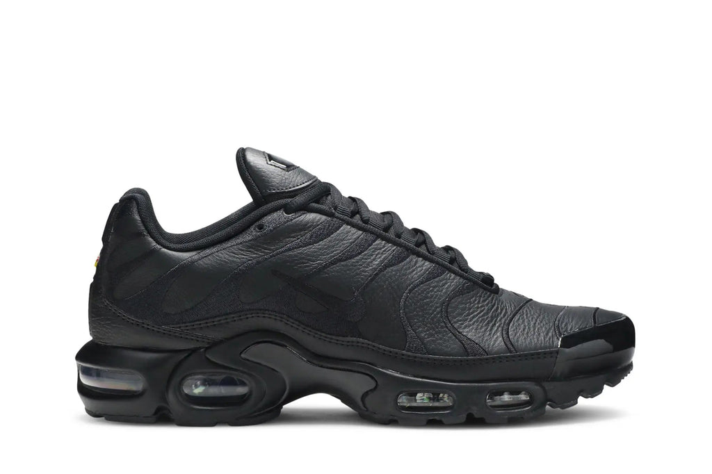 Nike Air Max Plus TN Triple Black - Premium Leather Sneaker with Max Air Cushioning