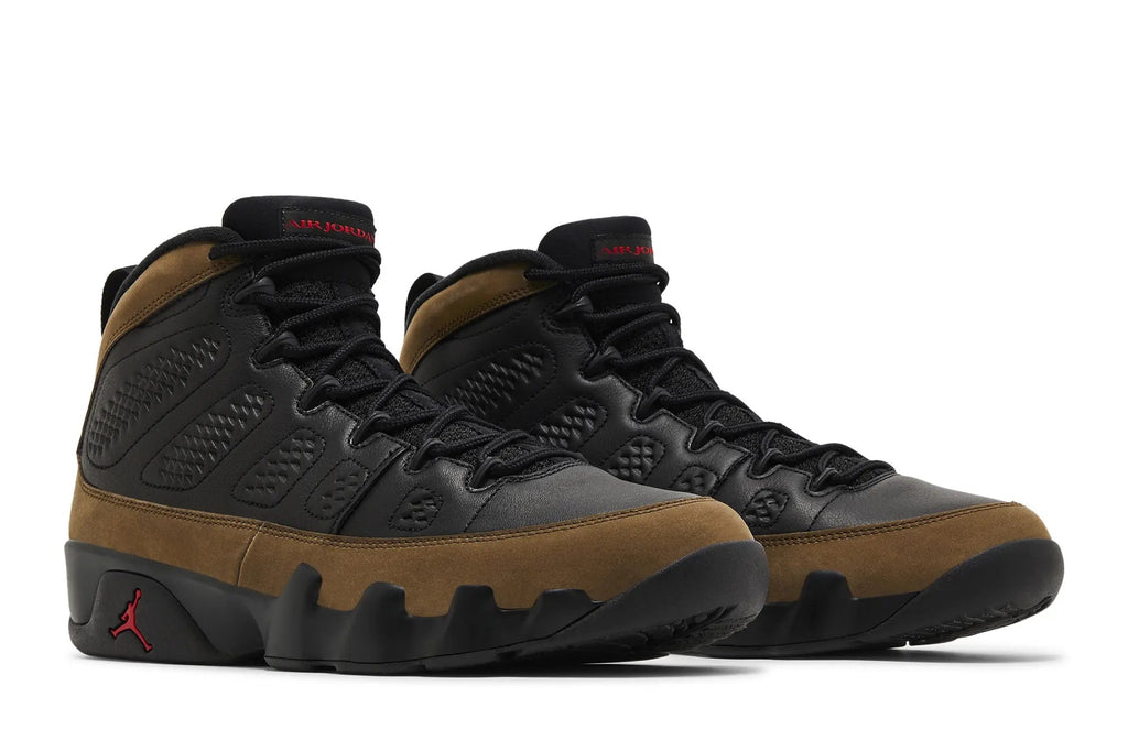 Air Jordan 9 Retro 'Olive' 2024 - Black/True Red/Light Olive