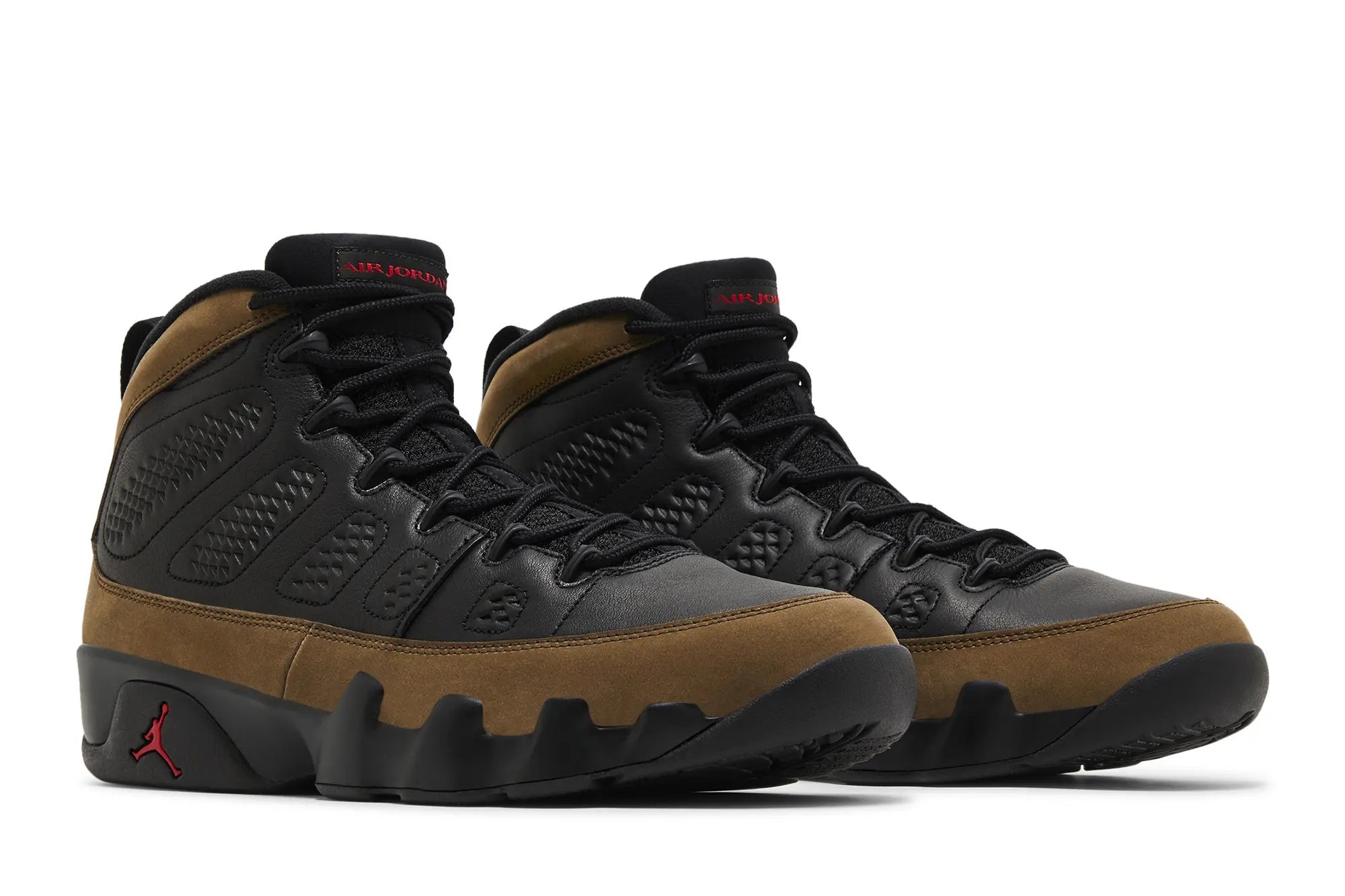 Air Jordan 9 Retro 'Olive' 2024 - Black/True Red/Light Olive