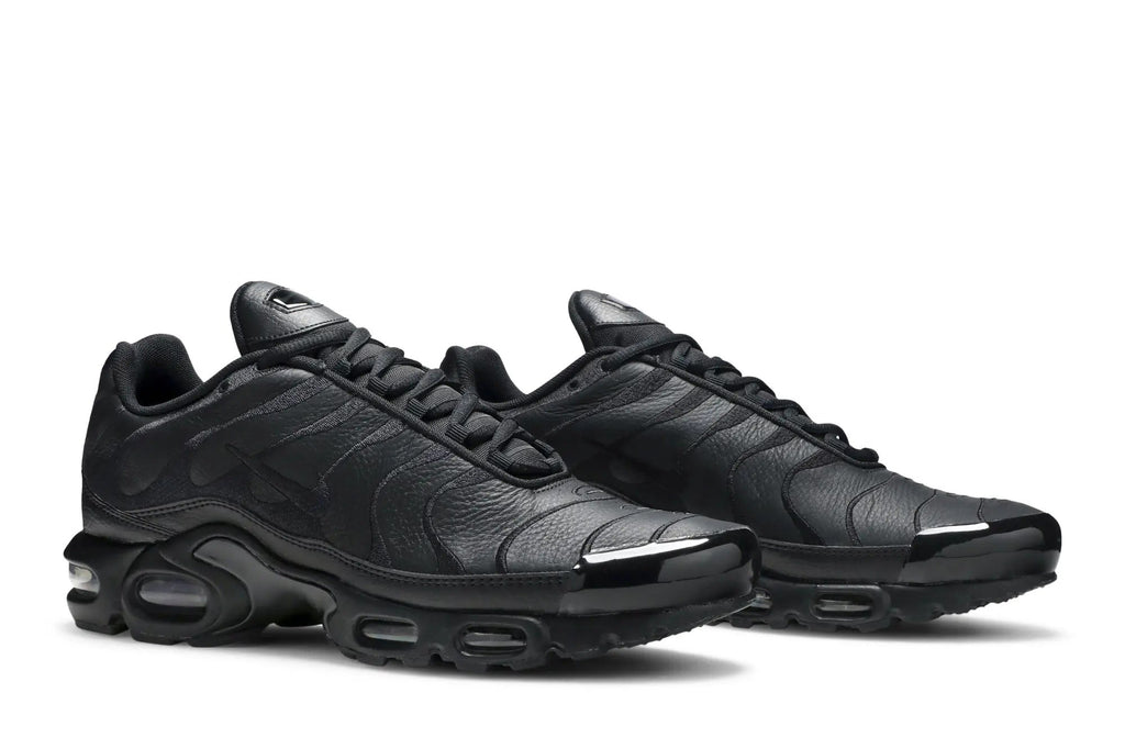 Nike Air Max Plus TN Triple Black - Premium Leather Sneaker with Max Air Cushioning