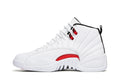 Jordan 12 Retro 'Twist' - White/University Red/Black Basketball Shoe