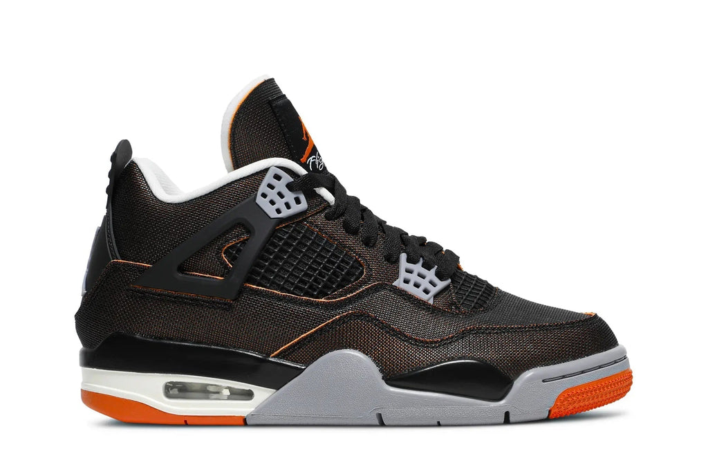 Women's Jordan 4 Retro 'Starfish' - Sail/Black/Light Smoke Grey