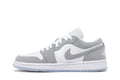 Women's Air Jordan 1 Low White Wolf Grey - Classic Retro Basketball Style