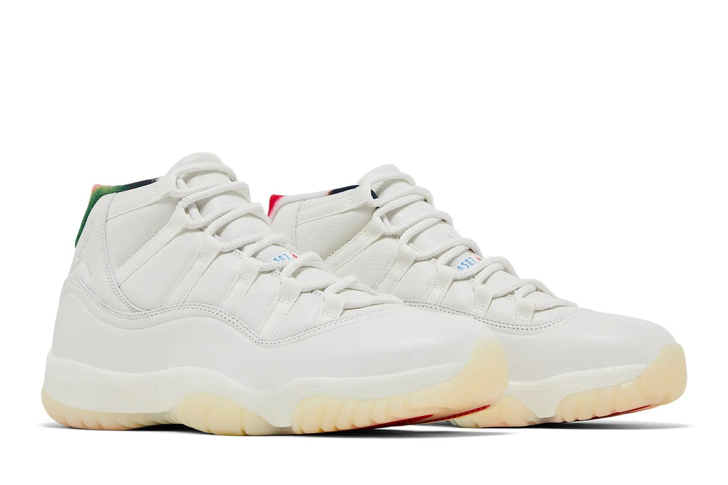Air Jordan 11 Retro '285' Atlanta City Pack - White Leather Sneaker
