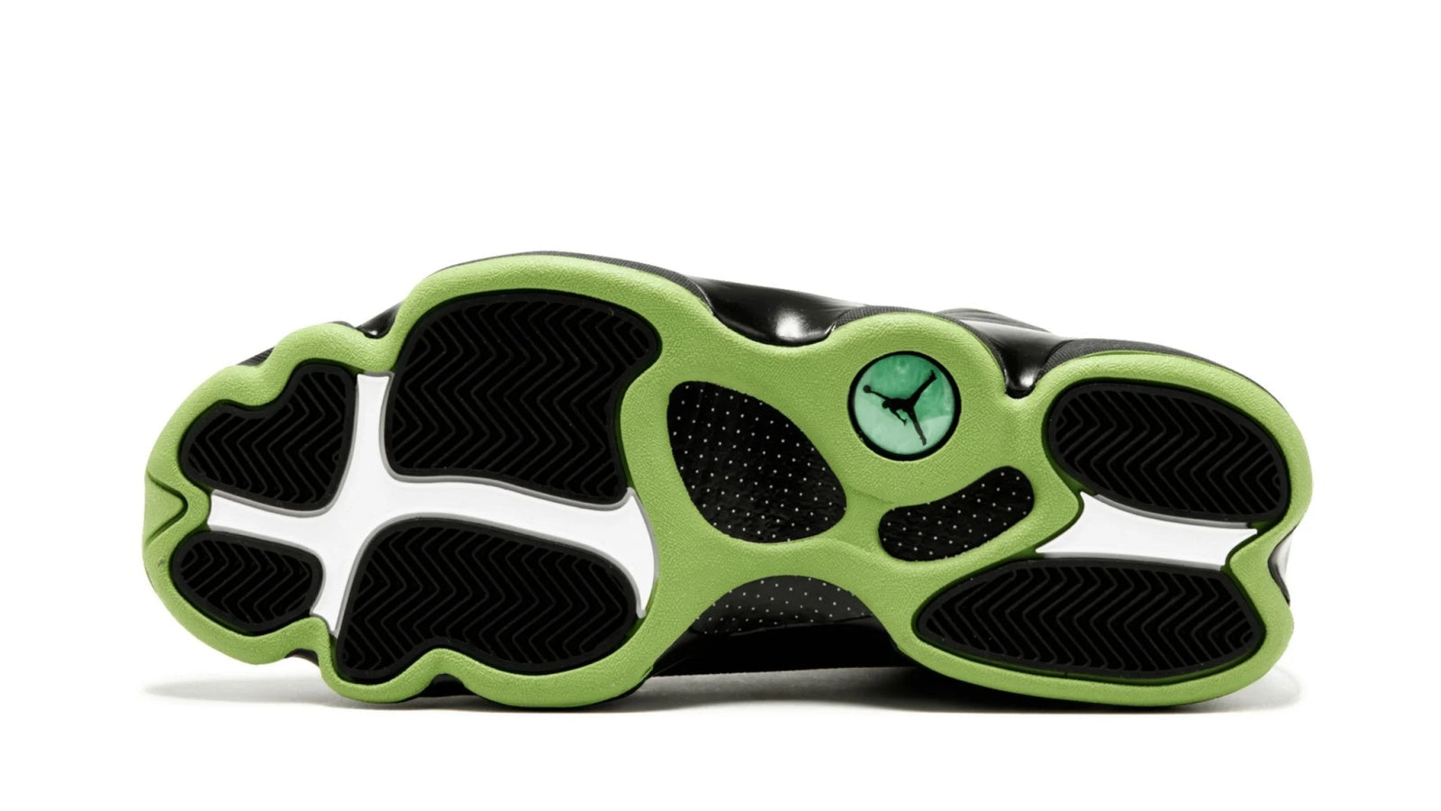 Air Jordan 13 Retro Altitude 2017 - Original All-Leather Black & Green