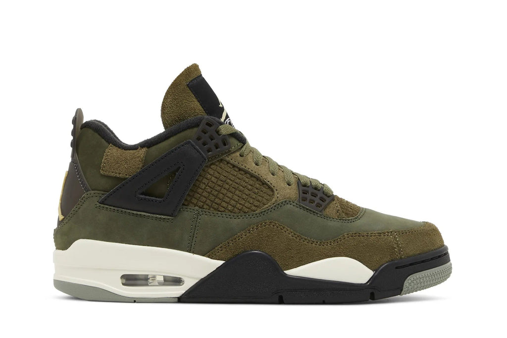 Jordan 4 Retro SE Craft 'Olive' - Premium Nubuck & Suede Sneaker